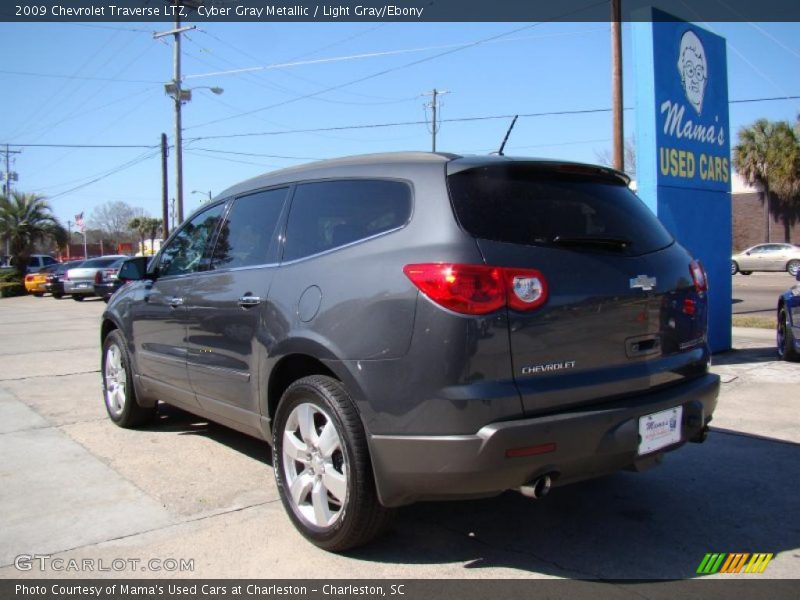 Cyber Gray Metallic / Light Gray/Ebony 2009 Chevrolet Traverse LTZ