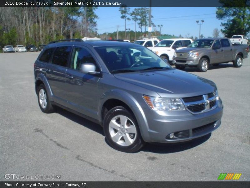 Silver Steel Metallic / Dark Slate Gray 2010 Dodge Journey SXT