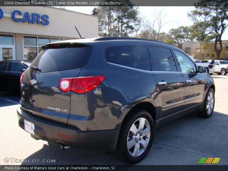 Cyber Gray Metallic / Light Gray/Ebony 2009 Chevrolet Traverse LTZ