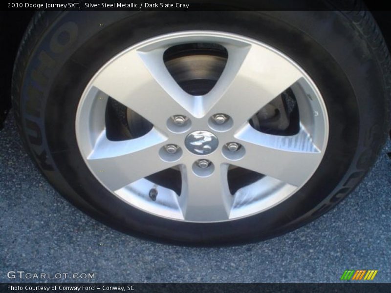 Silver Steel Metallic / Dark Slate Gray 2010 Dodge Journey SXT