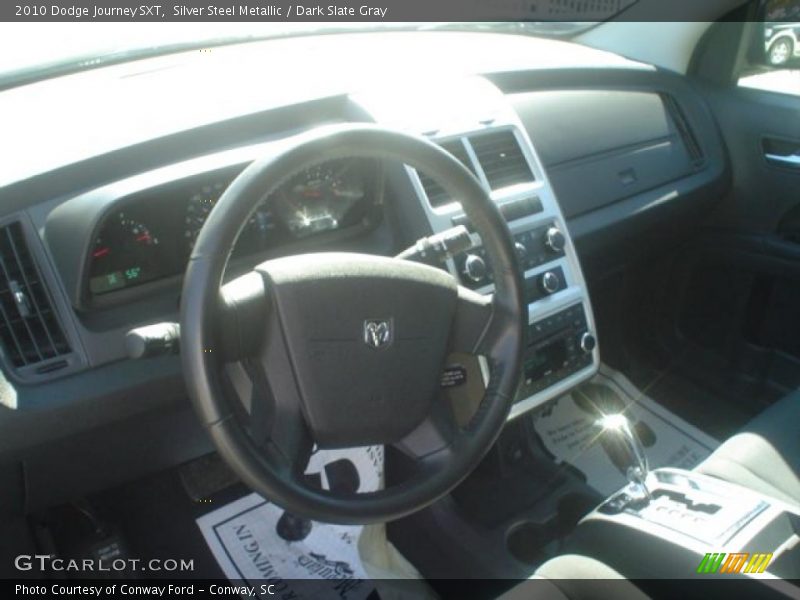Silver Steel Metallic / Dark Slate Gray 2010 Dodge Journey SXT
