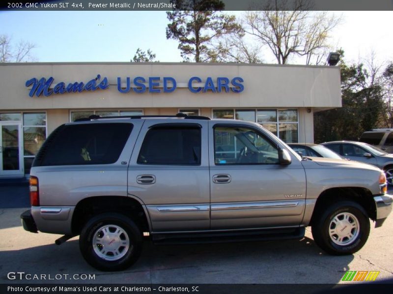 Pewter Metallic / Neutral/Shale 2002 GMC Yukon SLT 4x4