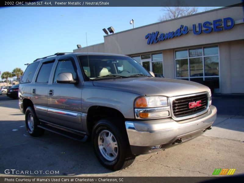 Pewter Metallic / Neutral/Shale 2002 GMC Yukon SLT 4x4