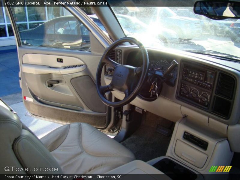 Pewter Metallic / Neutral/Shale 2002 GMC Yukon SLT 4x4