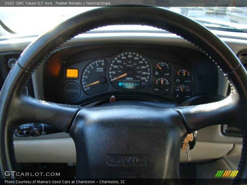 Pewter Metallic / Neutral/Shale 2002 GMC Yukon SLT 4x4