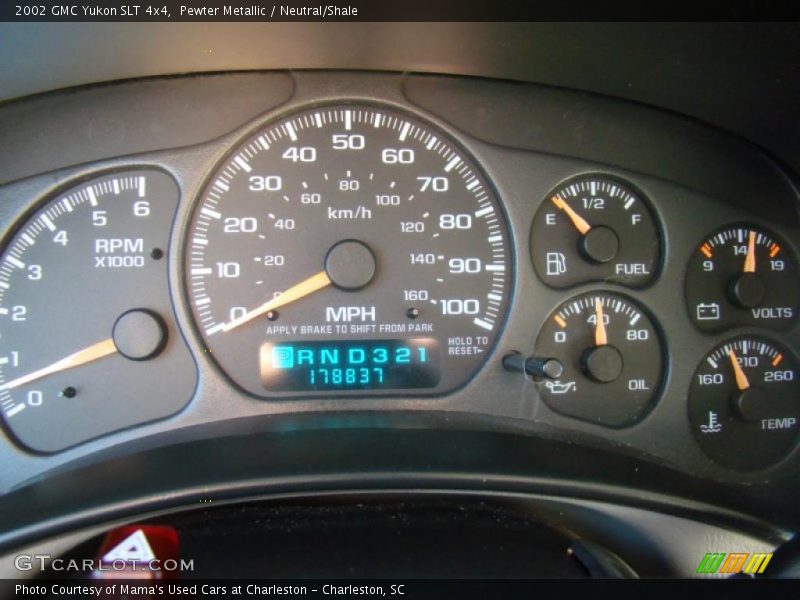 Pewter Metallic / Neutral/Shale 2002 GMC Yukon SLT 4x4
