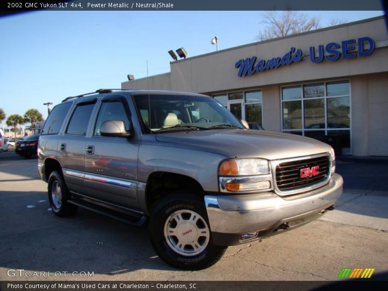 Pewter Metallic / Neutral/Shale 2002 GMC Yukon SLT 4x4