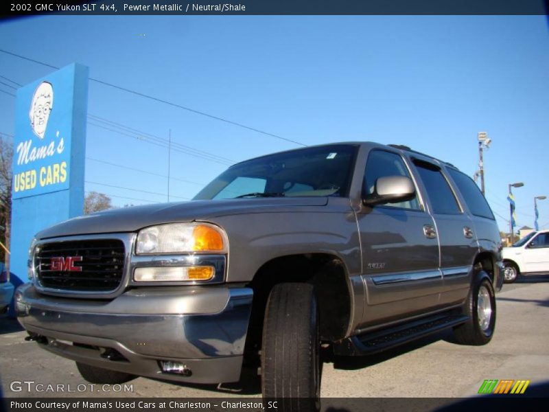 Pewter Metallic / Neutral/Shale 2002 GMC Yukon SLT 4x4