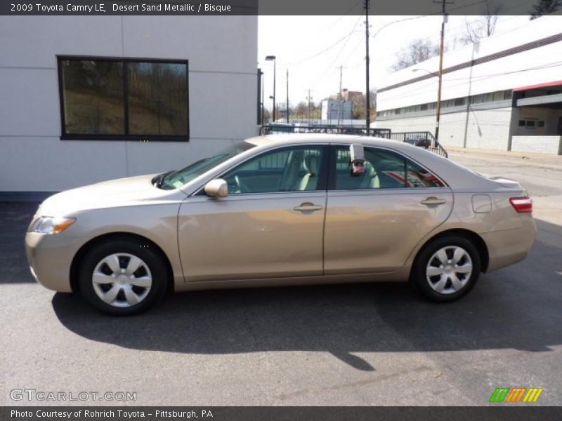 Desert Sand Metallic / Bisque 2009 Toyota Camry LE