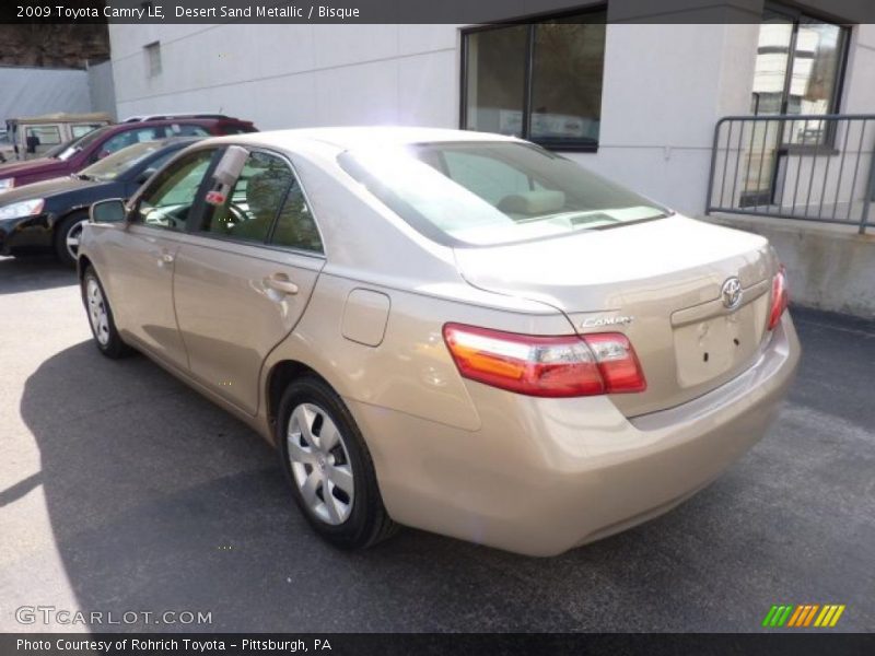 Desert Sand Metallic / Bisque 2009 Toyota Camry LE