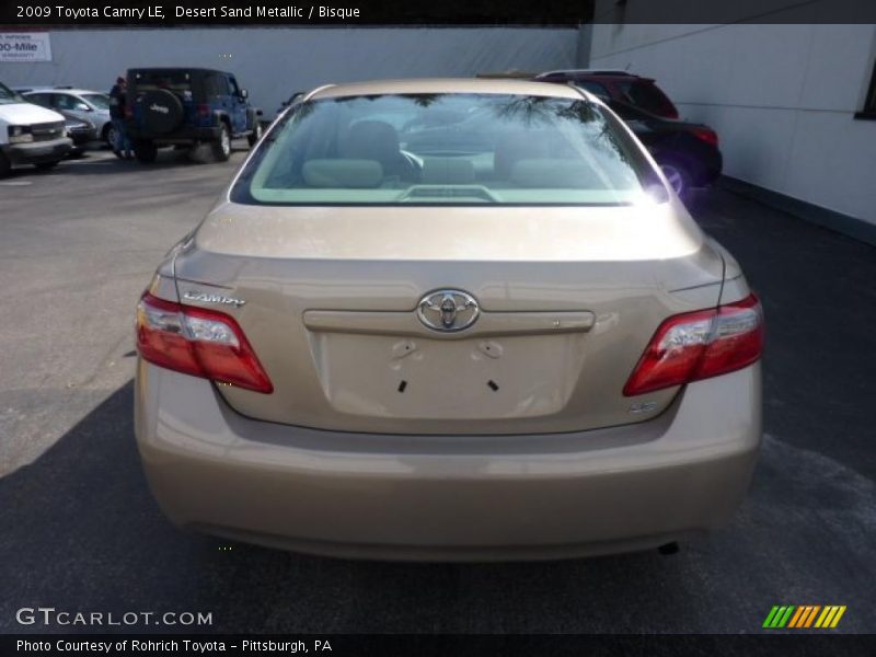 Desert Sand Metallic / Bisque 2009 Toyota Camry LE