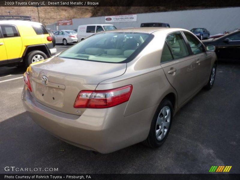 Desert Sand Metallic / Bisque 2009 Toyota Camry LE