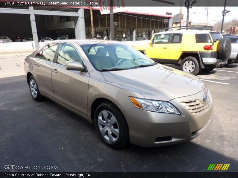 Desert Sand Metallic / Bisque 2009 Toyota Camry LE