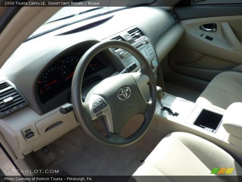 Desert Sand Metallic / Bisque 2009 Toyota Camry LE