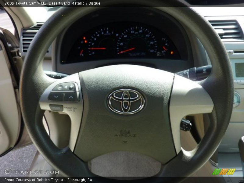 Desert Sand Metallic / Bisque 2009 Toyota Camry LE