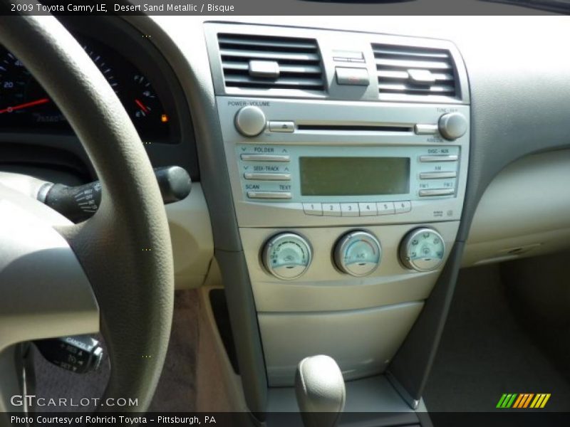 Desert Sand Metallic / Bisque 2009 Toyota Camry LE