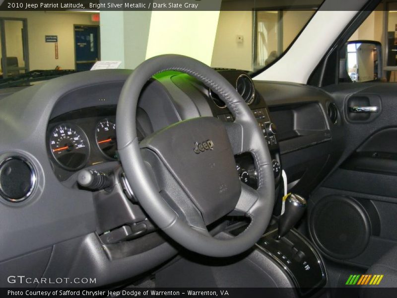 Bright Silver Metallic / Dark Slate Gray 2010 Jeep Patriot Latitude