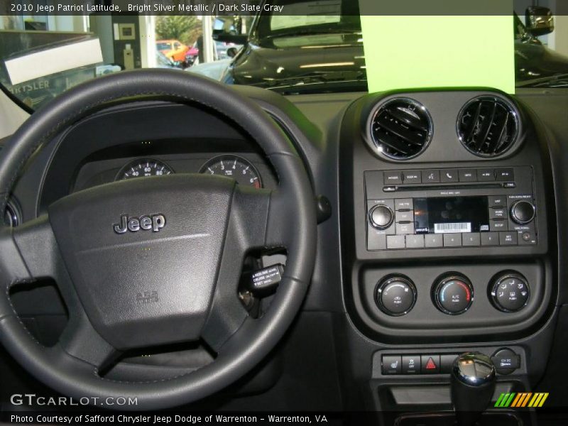 Bright Silver Metallic / Dark Slate Gray 2010 Jeep Patriot Latitude