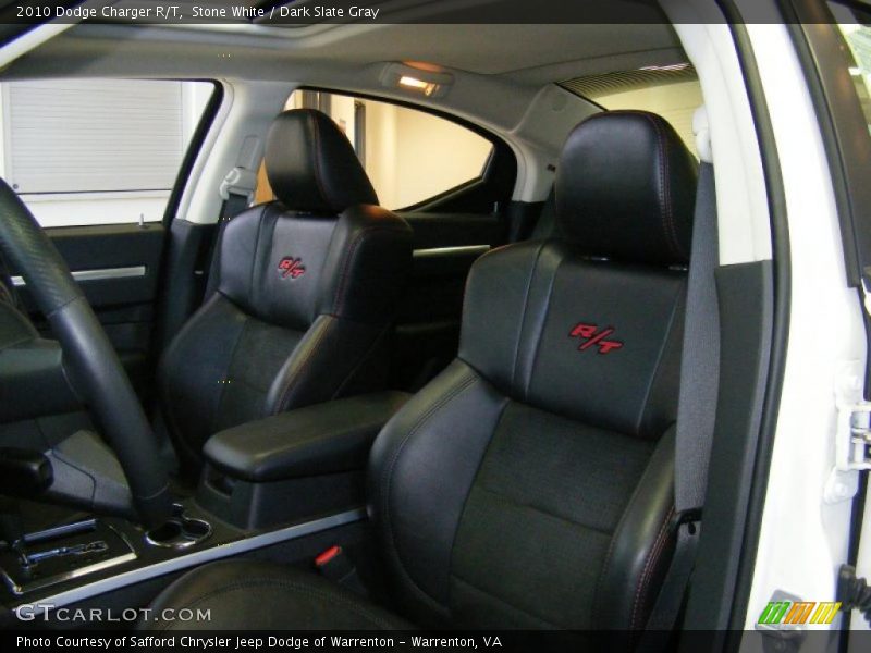 Stone White / Dark Slate Gray 2010 Dodge Charger R/T