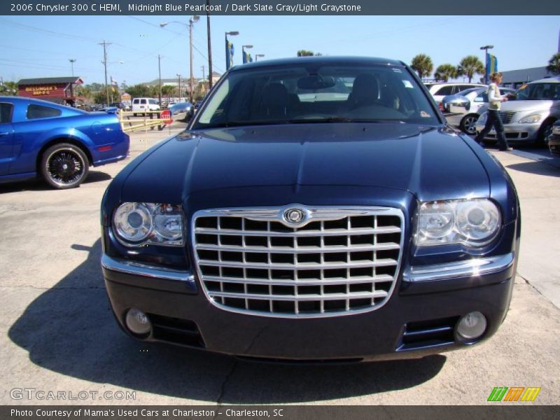Midnight Blue Pearlcoat / Dark Slate Gray/Light Graystone 2006 Chrysler 300 C HEMI