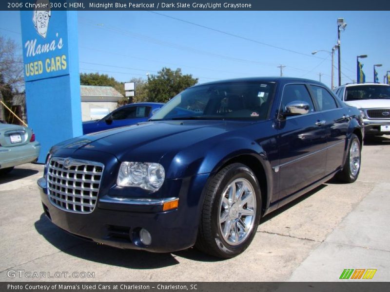 Midnight Blue Pearlcoat / Dark Slate Gray/Light Graystone 2006 Chrysler 300 C HEMI