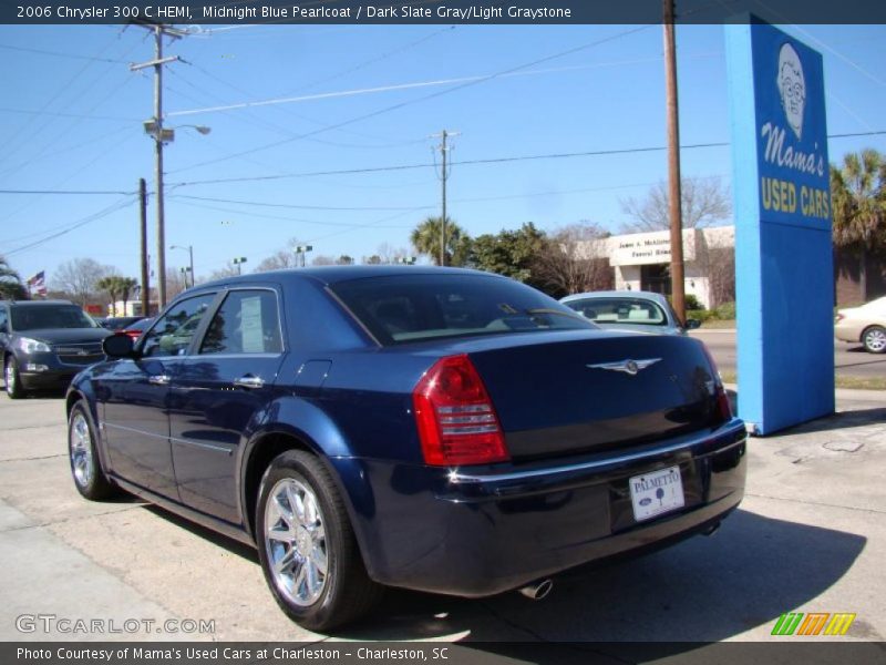 Midnight Blue Pearlcoat / Dark Slate Gray/Light Graystone 2006 Chrysler 300 C HEMI
