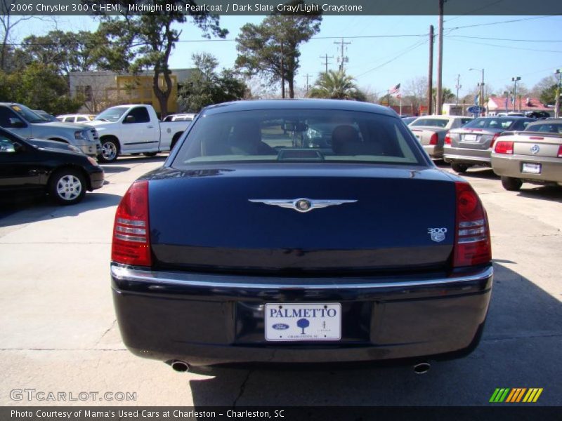 Midnight Blue Pearlcoat / Dark Slate Gray/Light Graystone 2006 Chrysler 300 C HEMI