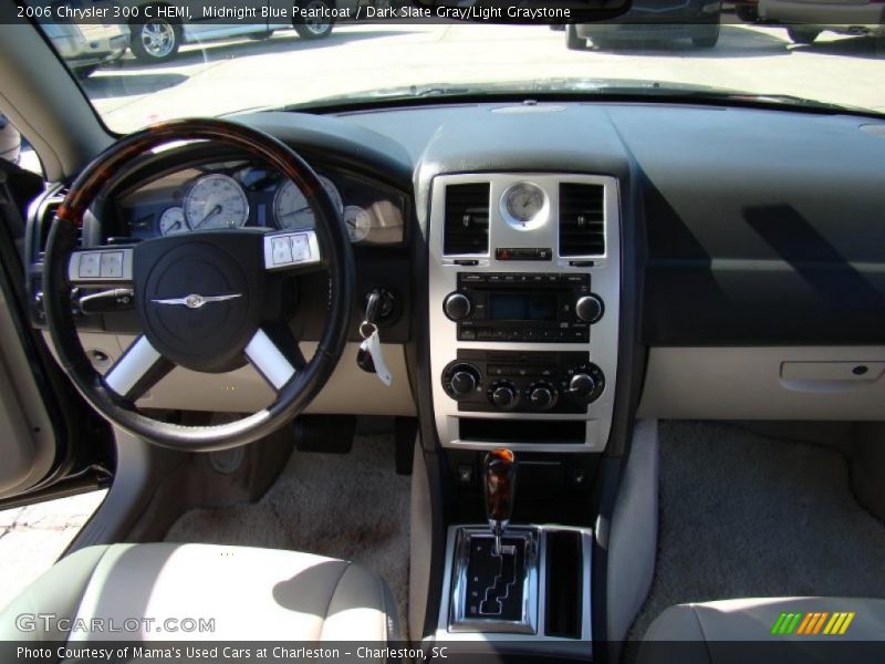 Midnight Blue Pearlcoat / Dark Slate Gray/Light Graystone 2006 Chrysler 300 C HEMI