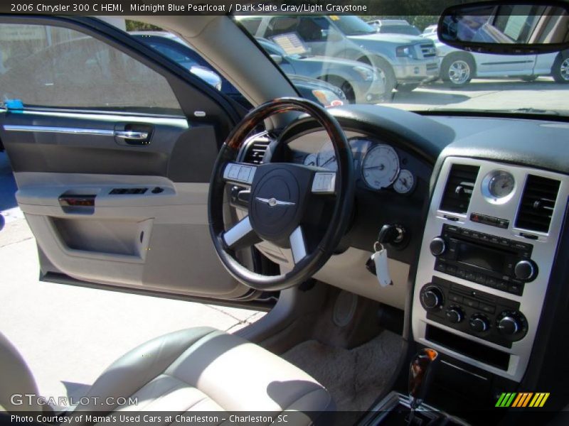 Midnight Blue Pearlcoat / Dark Slate Gray/Light Graystone 2006 Chrysler 300 C HEMI