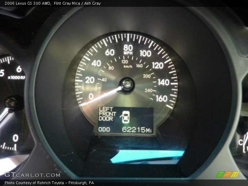 Flint Gray Mica / Ash Gray 2006 Lexus GS 300 AWD