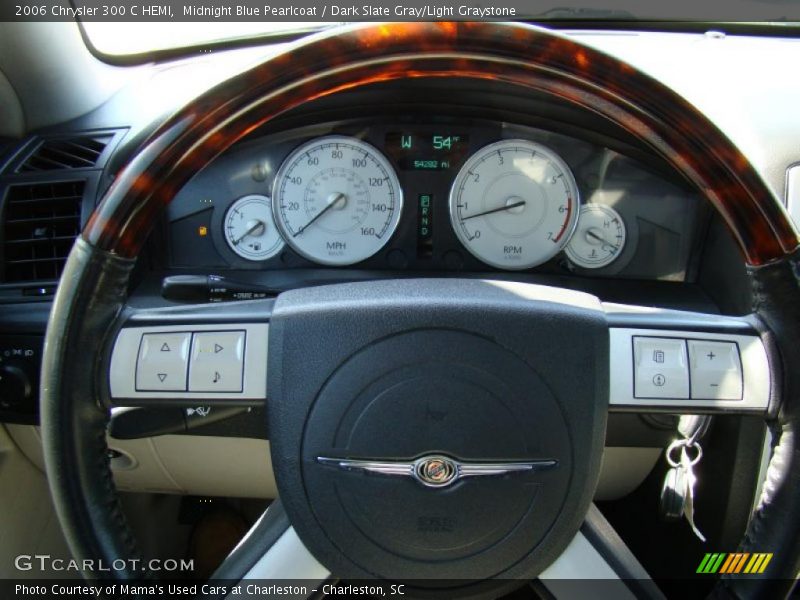 Midnight Blue Pearlcoat / Dark Slate Gray/Light Graystone 2006 Chrysler 300 C HEMI