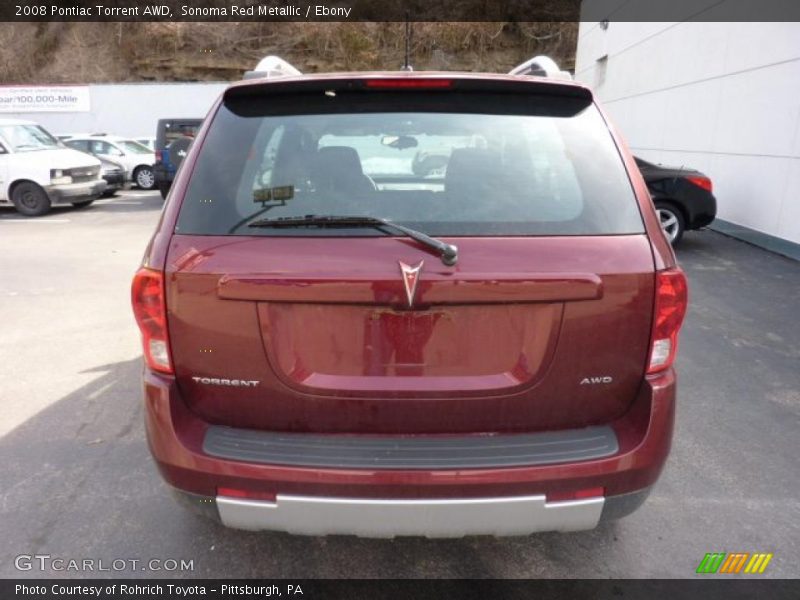 Sonoma Red Metallic / Ebony 2008 Pontiac Torrent AWD
