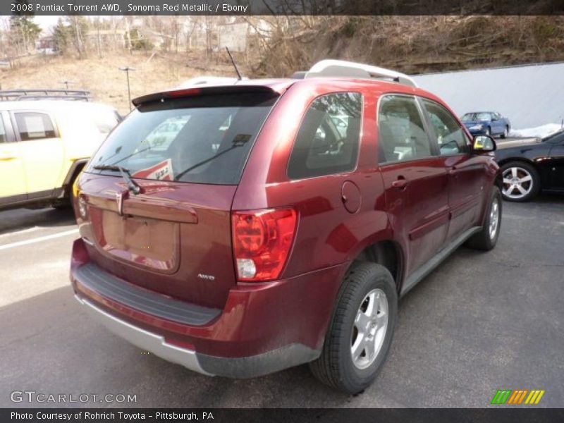 Sonoma Red Metallic / Ebony 2008 Pontiac Torrent AWD