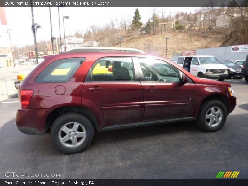 Sonoma Red Metallic / Ebony 2008 Pontiac Torrent AWD