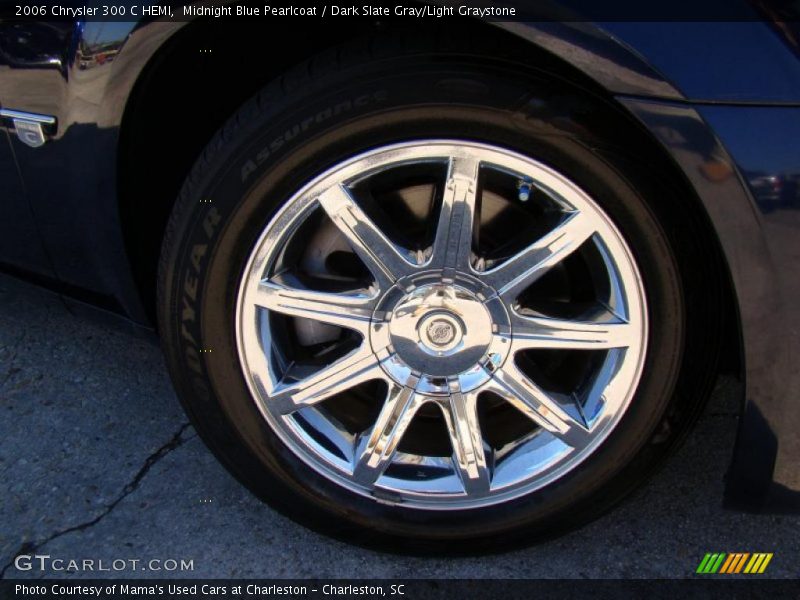 Midnight Blue Pearlcoat / Dark Slate Gray/Light Graystone 2006 Chrysler 300 C HEMI