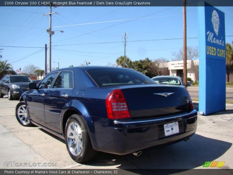 Midnight Blue Pearlcoat / Dark Slate Gray/Light Graystone 2006 Chrysler 300 C HEMI