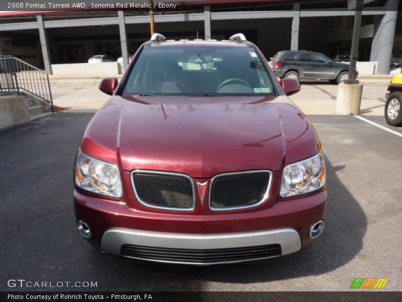 Sonoma Red Metallic / Ebony 2008 Pontiac Torrent AWD