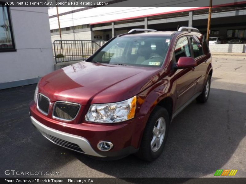 Sonoma Red Metallic / Ebony 2008 Pontiac Torrent AWD