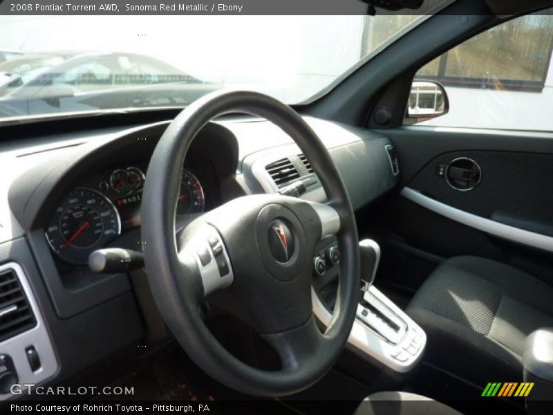 Sonoma Red Metallic / Ebony 2008 Pontiac Torrent AWD