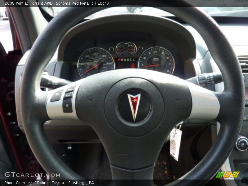 Sonoma Red Metallic / Ebony 2008 Pontiac Torrent AWD