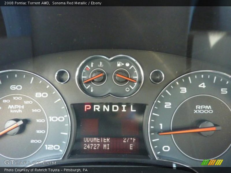 Sonoma Red Metallic / Ebony 2008 Pontiac Torrent AWD