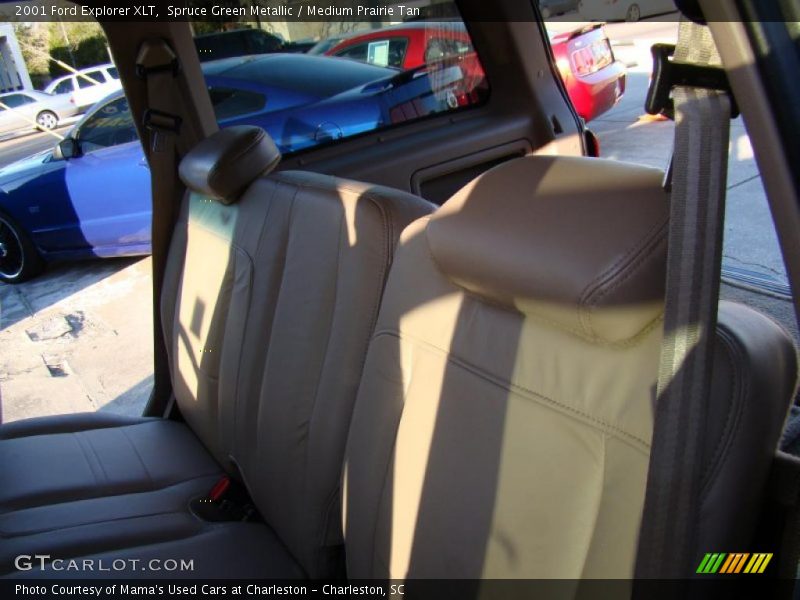 Spruce Green Metallic / Medium Prairie Tan 2001 Ford Explorer XLT