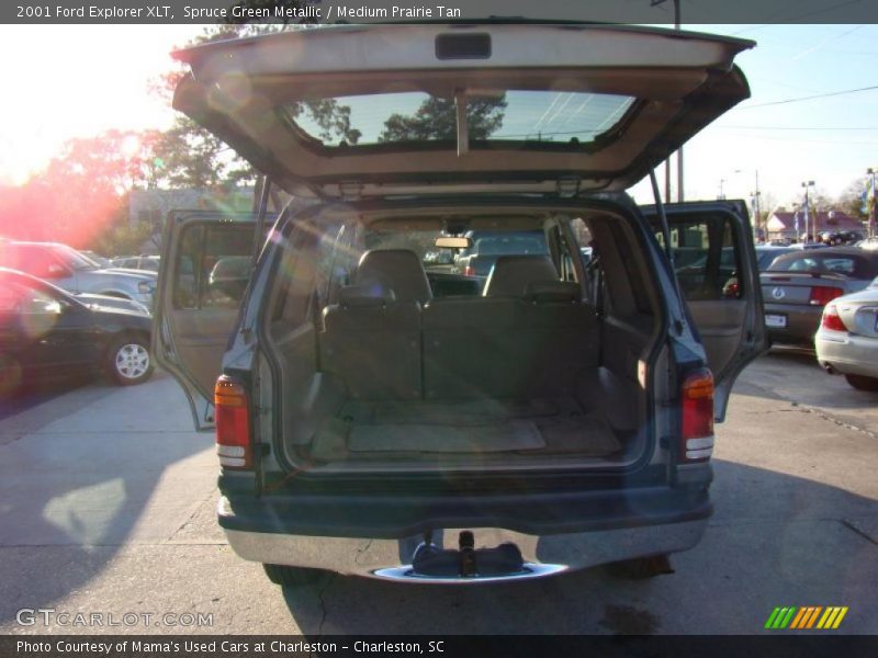 Spruce Green Metallic / Medium Prairie Tan 2001 Ford Explorer XLT