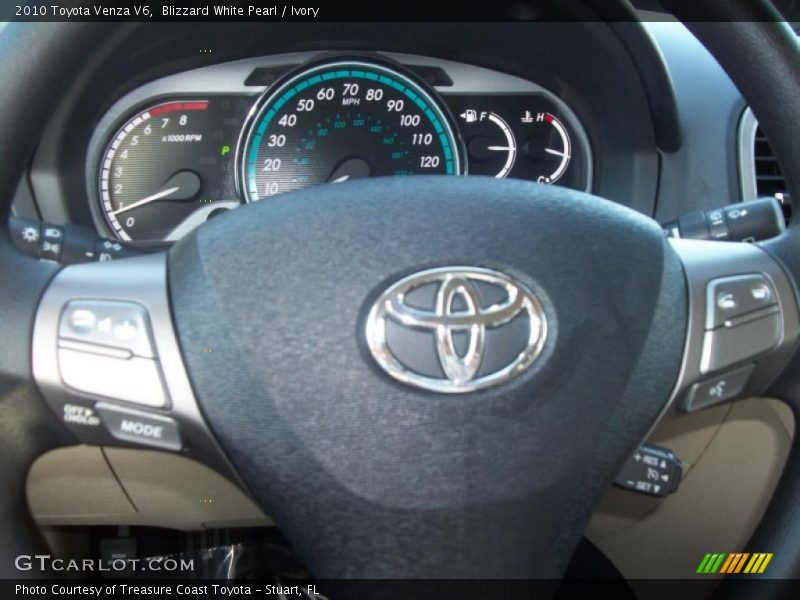 Blizzard White Pearl / Ivory 2010 Toyota Venza V6