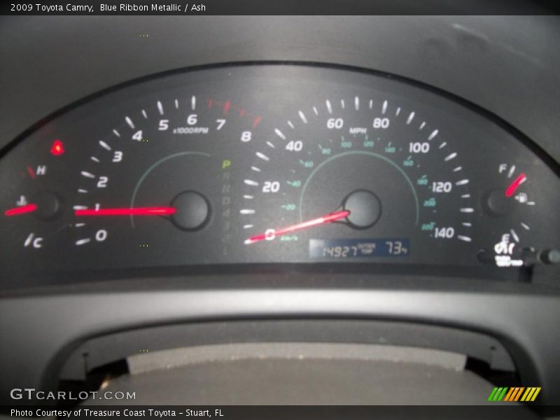 Blue Ribbon Metallic / Ash 2009 Toyota Camry