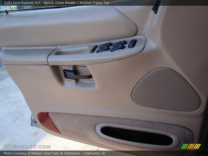 Spruce Green Metallic / Medium Prairie Tan 2001 Ford Explorer XLT