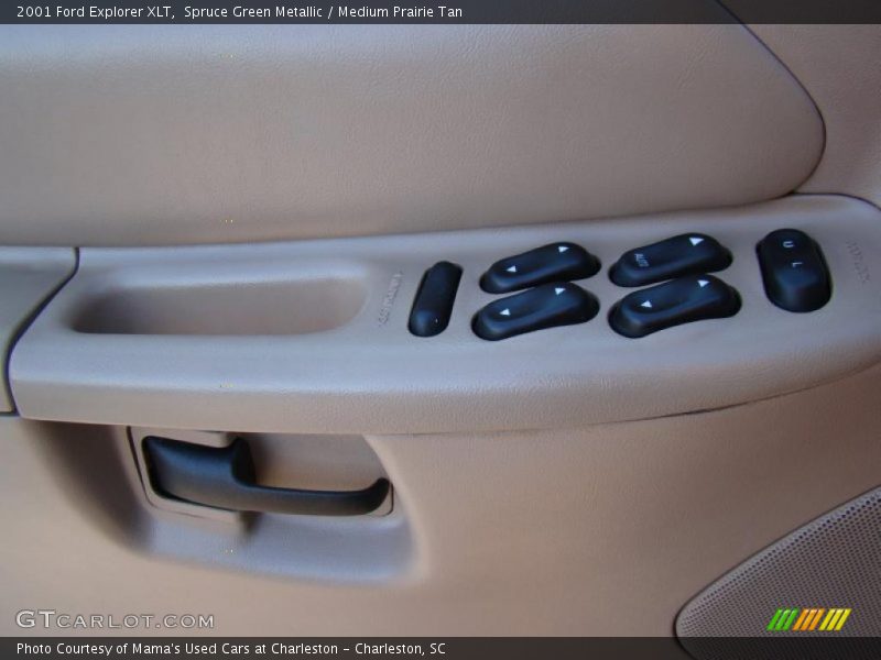 Spruce Green Metallic / Medium Prairie Tan 2001 Ford Explorer XLT