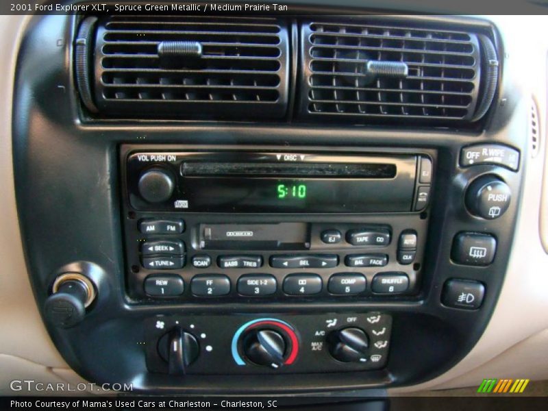 Spruce Green Metallic / Medium Prairie Tan 2001 Ford Explorer XLT