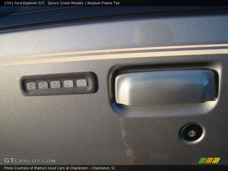 Spruce Green Metallic / Medium Prairie Tan 2001 Ford Explorer XLT