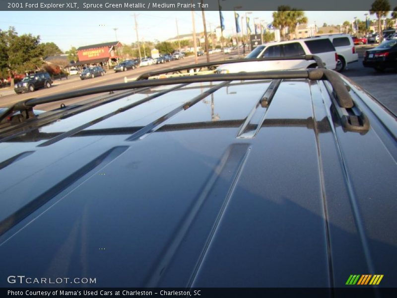 Spruce Green Metallic / Medium Prairie Tan 2001 Ford Explorer XLT